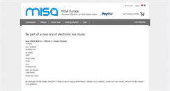 Desktop Screenshot of misaeurope.com